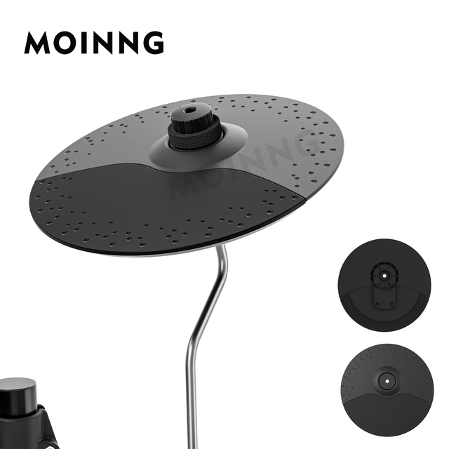 MOINNG 1004N Electronic Cymbal Pad Multi Zone Triggering for Electronic Drum Sets