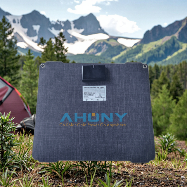 2Usb Ports 35w Solar Charger(12V3A Max) Portable Foldable Solar Panel for Camping Waterproof Compatible with iphone ipad Etc