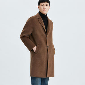 <span class=keywords><strong>Manteau</strong></span> en cachemire réversible <span class=keywords><strong>Costume</strong></span> ample long de <span class=keywords><strong>mi</strong></span>-<span class=keywords><strong>saison</strong></span> pour <span class=keywords><strong>homme</strong></span> avec trench-coat en laine goutte épaule - Product Image 4