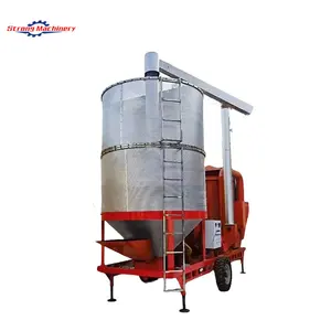 Secador de arroz directamente de fábrica/secador de granos de arroz/secador de arroz móvil máquina de secado por lotes de maíz húmedo
