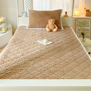 ผ้าปูเตียงนุ่มนุ่มนุ่มสำหรับคลุมป้องกันที่นอนผ้าสักหลาดเนื้อแข็ง - Product Image 1