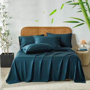 U.S. esportazione transfrontaliera del commercio estero 100% lenzuola da letto esclusive in fibra di bambù con rivestimento in tessuto moderno - Product Image 6