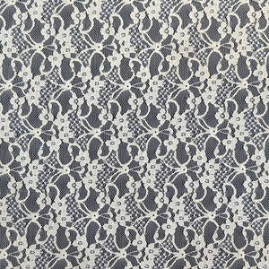 בד תחרה פרחוני גמיש בצפיפות גבוהה YY, 90% ניילון 10% ספנדקס, בד תחרה רך מרשת טול, לבגדי אופנה לנשים - Product Image 4