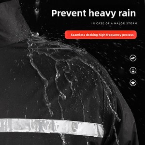 Vente chaude Moto Imperméable Veste Pantalon Imperméable Oxford Réfléchissant Randonnée Moto Imperméable - Product Image 3
