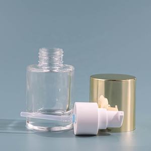 ขวดปั๊มโลชั่นบำรุงผิวแก้วใสหรูหรา ขนาด 40 มล. 50 มล. 100 มล. พร้อมหัวปั๊มสเปรย์ พิมพ์ลายสกรีน สำหรับเครื่องสำอาง ยี่ห้อ <span class=keywords><strong>TALANG</strong></span> รุ่น BEST-311345 - Product Image 2