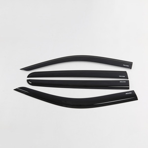 WZXD Accesorios para Coche, Visera de Ventana, Protector de Lluvia para TRITON L200 2024 2025, Deflectores de Coche, Protección contra la Intemperie - Product Image 1