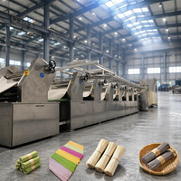 Machine à pâtes et nouilles électrique automatique en acier inoxydable, haute efficacité, capacité de 500 kg/h, machine à fabriquer des nouilles chinoises
