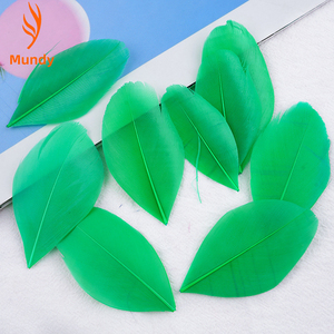 Têtes de plumes d'oie teintes écologiques, couleurs assorties, pour coiffes bohèmes, masques, fabrication de bijoux et décoration - Product Image 6