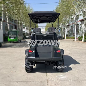 Carrito de Golf Eléctrico de 4 Plazas con Diseño Moderno, Batería de Litio de 60V, Pantalla Inteligente, Luces LED, Homologado para Circular por la Calle, para Parques - Product Image 6