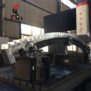 Caja de engranajes de cremallera de gran tamaño, fundiciones de engranajes de anillo, piezas para fresadora de pórtico CNC con mesa giratoria de 4 metros del fabricante de Luoyang - Product Image 2