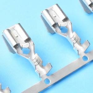 Eléctrico paso de cable 8mm aislados faston spade bala cobre atx sts sumitomo nichifu terminales hombre conector 6,35 - Product Image 3