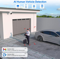 Caméra de surveillance extérieure CCTV pour parking avec capteur 6MP, caméra de lecture de plaques d'immatriculation LPR, distance IR 80 mètres, objectif 6-22mm/VF