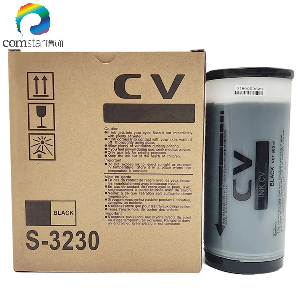 Comstar Ink Factory CV CZ Ink Compatible for Risograph CZ 100 180 CV 1860 3230 3130 3030 Duplicator For Riso CV Ink