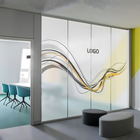 Wasserdichte PVC Selbstklebende Mattierte Aufkleber Glas-Fenster Sichtschutzfolie für Schlafzimmer Badezimmer Büro Dekoration