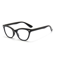 Lunettes de lecture élégantes pour femme, monture fine, style œil de chat, design italien, CE, lunettes de lecture pour femme, matériau PC, lunettes correctrices