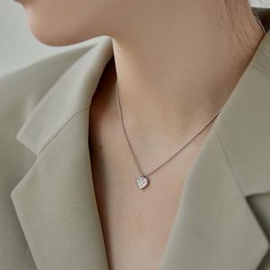 Dylam Dainty Pendant Necklace Layering Necklaces Bead <b>Chain</b> Women Jewelry Heart Necklace - Product Image 5