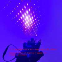 Gants laser LED rechargeables RICHSHINING de couleur bleue pour accessoires de danse lumineux