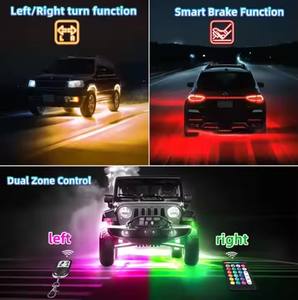 Kit de Iluminación Ambiental Exterior para Automóviles, <span class=keywords><strong>Precio</strong></span> al por Mayor, Tiras de Neón RGB de Alta Calidad con Control Remoto, Luces Decorativas Impermeables - Product Image 6