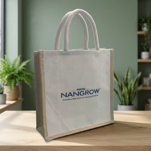 Bolsa de Tela No Tejida Nestlé NanGrow con Logotipo Impreso, Ligera, Unisex, para Uso Diario, Capacidad de 1-1.9l, Diseño Abierto - Product Image 3