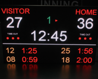 Tableau de score portable sans fil multi-sports pour handball, affichage LED extérieur