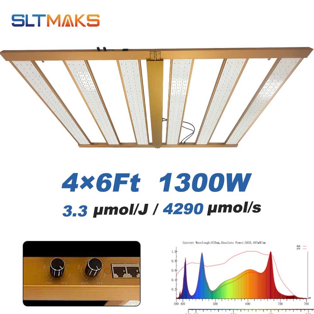 LED Grow Light Multichannel samsung Full Spectrum Commercial Greenhouse Top Grow Lighting with Controller Sunrise Sunset Dimmer