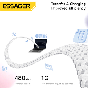 <span class=keywords><strong>สาย</strong></span><span class=keywords><strong>ชาร์จ</strong></span>เร็ว ESSAGER ES-X85 E-Marker แบบแบนถัก <span class=keywords><strong>สาย</strong></span> USB-C to USB-C รองรับ PD 100W <span class=keywords><strong>ส</strong></span>ำหรับโทรศัพท์มือถือ แล็ปท็อป <span class=keywords><strong>ชาร์จ</strong></span>เร็วแบบ Type C <span class=keywords><strong>ส</strong></span>ำหรับ iPhone Xiaomi <span class=keywords><strong>Oppo</strong></span> - Product Image 6