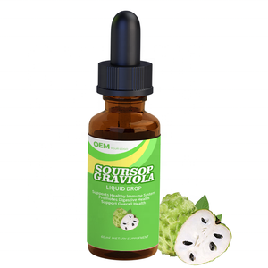 Gotas Líquidas de Guanábana (Graviola) para Adultos, Venta al Por Mayor OEM, Refuerzo Inmunológico, Apoyo Celular, Relajación, Ayuda para Dormir y para el Hígado - Product Image 1