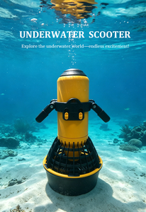 Scooter sous-marin, autonomie de 50 à 70 minutes, étanche jusqu'à 98 pieds, sports nautiques, plongée en piscine, plongée avec tuba pour adultes, version à batterie orange - Product Image 6