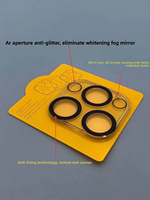 Protection d'écran en verre trempé YSK 9H Super HD pour objectif d'appareil photo, anti-rayures, anti-huile, épaisseur 0,33 mm, rayon 3D pour téléphones mobiles