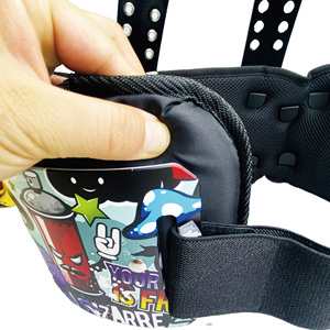 Protection dorsale pour <span class=keywords><strong>football</strong></span> <span class=keywords><strong>américain</strong></span>, protège-ribbons, équipement de protection dorsale, coussin de protection pour les côtes et le dos - Product Image 3