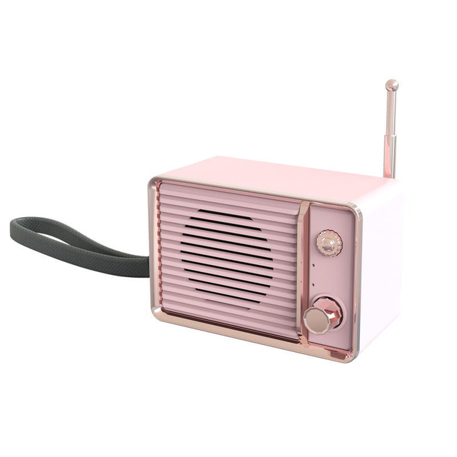 Wholesale 3D Surround Audio Heavy Subwoofer OEM Classic Retro Wireless Rechargeable HIFI Portable Mini Wireless Radio Speaker