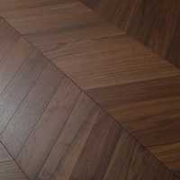 Parquet en teck de Birmanie Parquet en bois dur à chevrons Parquet en teck massif