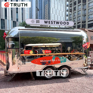 Truth Camper Bakery Coffee Food Truck With Full Kitchen Cart Mobile Pizza Vintage Concession Bbq Coffee Food Trailer for Sale - Product Image 4