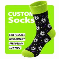 Chaussettes personnalisées avec photos, échantillonnage rapide, marque privée, pour programmes de cadeaux familiaux – Offre Spéciale