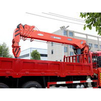 Bras télescopique hydraulique droit pour systèmes de levage de grue montée sur camion de 10 tonnes
