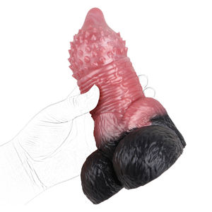 Venta al por mayor fantasía Animal perro/<span class=keywords><strong>caballo</strong></span>/Tigre pene masturbación silicona suave masturbador masculino bolsillo coño Stroker adulto juguete sexual - Product Image 2