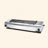Grill électrique commercial robuste en acier inoxydable pour restaurant, hôtel, équipement de service alimentaire, fabricant