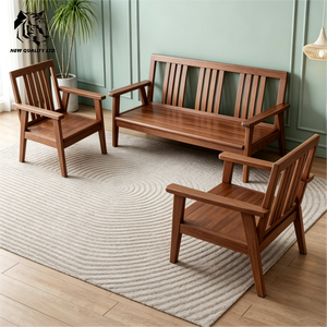 Proveedor chino de sofás seccionales de madera de bajo costo, personalizados, con gran stock, envío inmediato, nuevo diseño, muebles para sala de estar. - Product Image 6