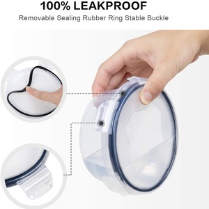 Vente en gros 24pcs Ensemble Pliable Double <span class=keywords><strong>Porte</strong></span> Ouverte Pp En Plastique Boîte De Rangement Pliable Et Bacs Conteneurs D'emballage Alimentaire - Product Image 6