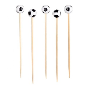 Bóng Đá Đen Trắng Trên Đỉnh Tiệc Chọn Chất Liệu Tre Xiên - Product Image 3