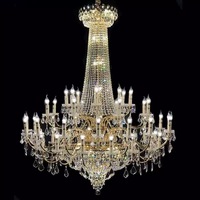 Lustres LED en métal de luxe modernes en gros avec couleur personnalisable Fabriqués en Chine pour les mariages