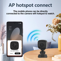 Caméra IP Wifi HD, moniteur bébé à domicile, mini caméra de surveillance petite avec télécommande, caméra de sécurité domestique