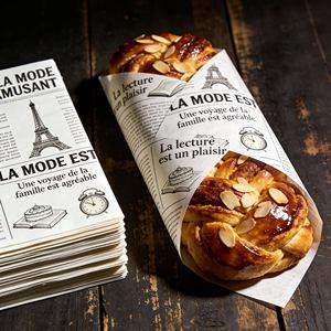 Papel de Envolver para Sándwiches a Prueba de Grasa para Hamburguesas de Grado Alimenticio, Papel de Hornear de una Sola Cara para Empacar Pan - Product Image 1