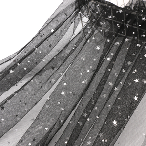 Packaging Materials Custom air Mesh Lace Fabric Starry Moon Tulle for Decoration - Product Image 4