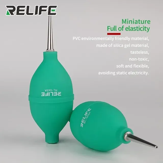 RL-043A 2 in 1 Cleaning Pen Phone Repair Dust Cleaner Air Blower Ball Dust for Phone PCB PC Keyboard Camera Lens Cleaning