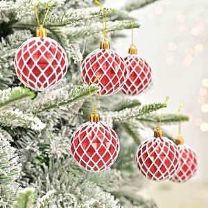 Adornos Navideños Cóncavos Pintados y Electrochapados de 6 cm, Estilo Moderno, Modelo Xm0129s, Personalizados, Superventas Transfronterizos - Product Image 2