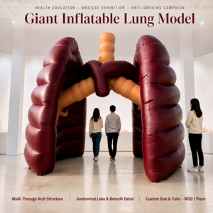 Modèle <span class=keywords><strong>de</strong></span> poumon gonflable géant pour exposition anatomique interactive, destiné aux expositions médicales et à la promotion <span class=keywords><strong>de</strong></span> la santé - Product Image 1