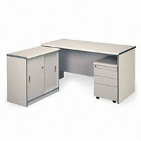 Tables de bureau simples pour enseignants, bureaux en bois avec support pour ordinateur, tiroir latéral, étagère et clavier
