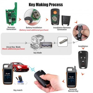 Xhorse VVDI XNBU01EN Telecomando Universale Wireless a 4 Pulsanti, Chiave Auto Universale Pieghevole Versione Inglese per Buick Chevrolet Opel - Product Image 5