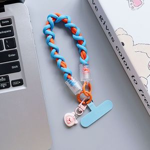 Ngắn điện thoại di động dây buộc phim hoạt hình chống mất màu dây cho Iphone 17 chống mất tay dệt dây đeo cổ tay dây đeo Keychain - Product Image 5
